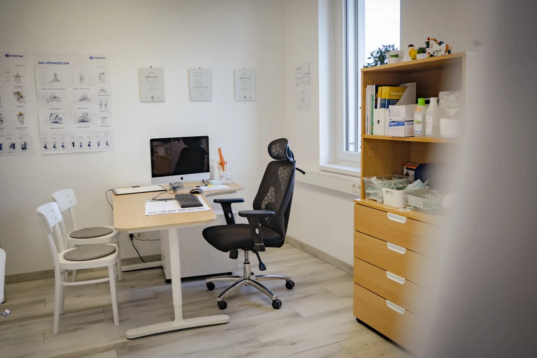 Beratungs- und Befundraum im Gesundheitszentrum
